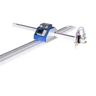 CNC Plasma Flame Metal Steel Automatic Pipe Cutting Machine / plasma cutter