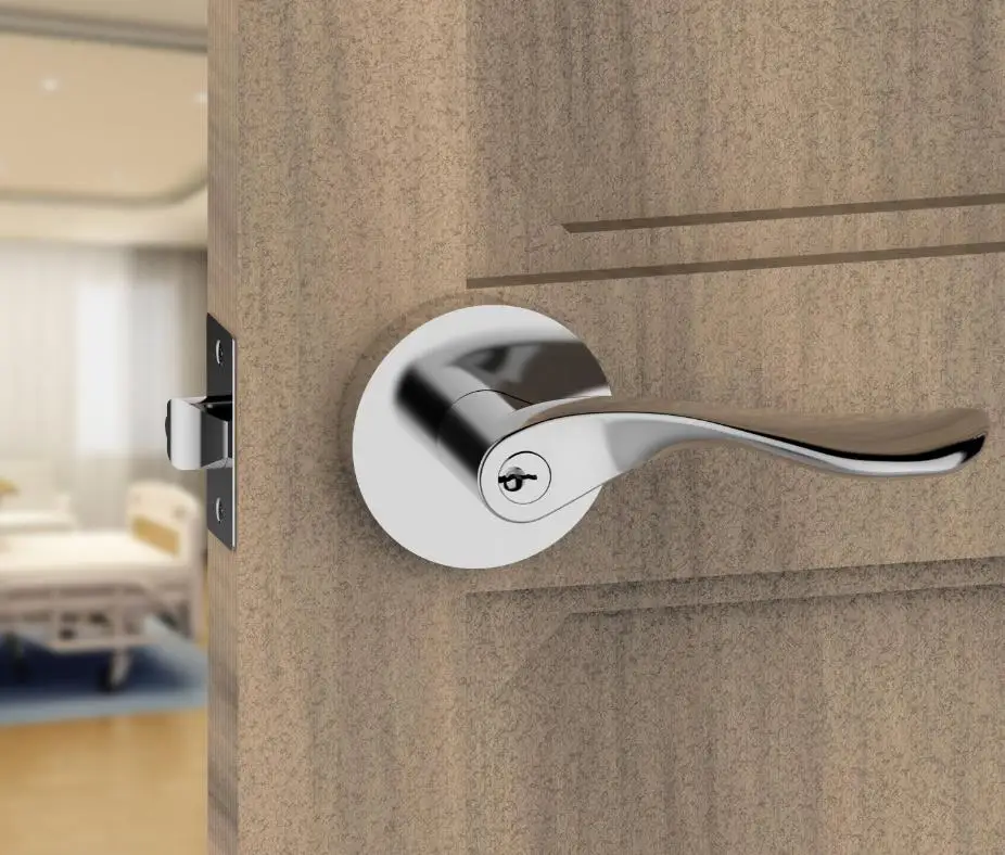 Mok Stainless Steel Door Lever Lock Set With Customized Door