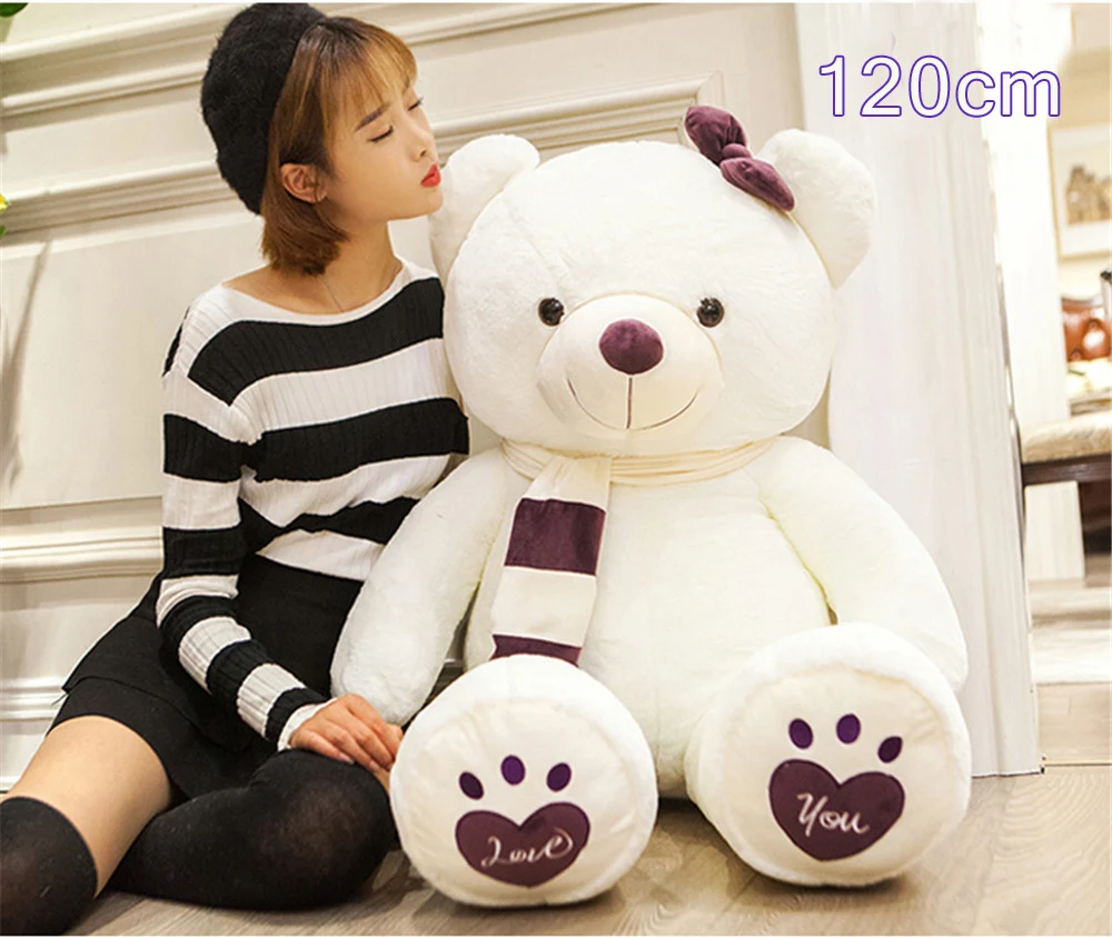 Fancytrader Huge Giant Love Teddy Bears Plush Toys Gifts for Girls Soft Big Stuffed Bears Doll Christmas New Year Valentine's Day Gifts 14