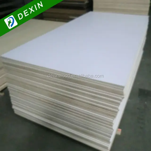 titanium white melamine faced plywood