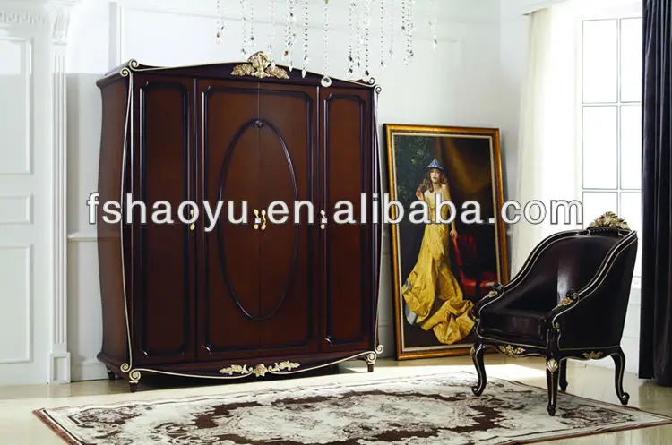 Luxury Wooden Designs Of Room Almirahs 4 Doors Bedroom Wardrobes View Designs Of Room Almirahs Haoyu Product Details From Foshan Haoyu Furniture