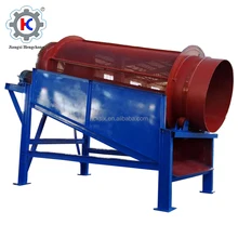 Rotary vibrating screen for sand gold placer gold