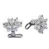 Surface piercing body jewelry micro dermal anchor tops