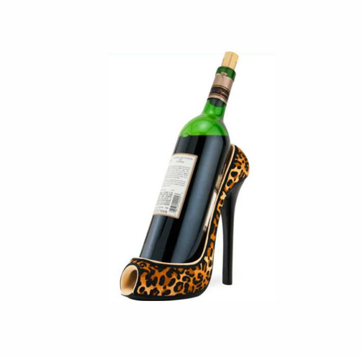 Personalizado OEM/ODM personalizado suporte para garrafa de vinho sapato de salto alto