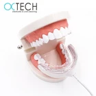 Hydrogen peroxide teeth whitening, blue light teeth whitening with teeth whitening gel