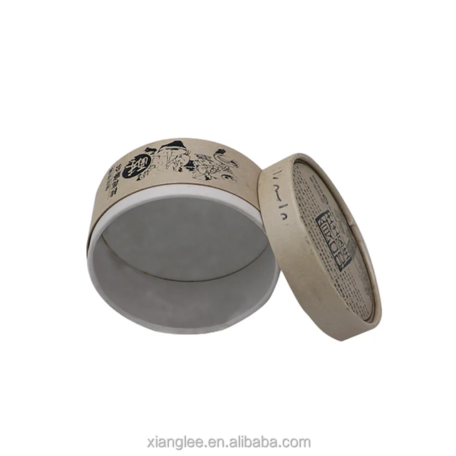 recycled gift food cylinder round paper osmanthus cake box