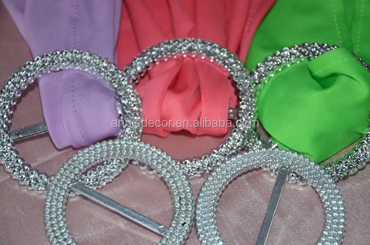 Royal Blue Elastic Chair Sashes Spandex with Buckle Wedding Banquet Party Hotel Event Decoration Chair Bows