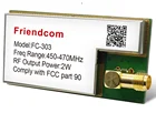 UHF audio transmit and receive module modem audio data radio