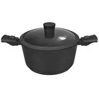 light weight die cast aluminum casserole, soup pot with detachable helper