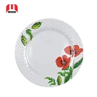 Full Size Melamine Deluxe Basketry Dinner Plate