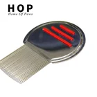 Wholesale stainless steel pet lice comb for dogs and cats Except for flea cleaning and grooming products in stock