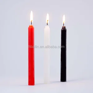 wholesale white fluted candle/bougies/velas
