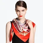 Plain Scarf Branded Designer Printed Twill Scarves Wholesale Silk Plain Square Scarf