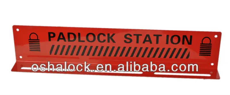 Combination Padlock Lockout Tagout Kit Station