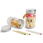 custom Long Matches for Fireplace in bottle