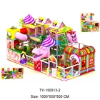 popular kids game of commercial Indoor playground slide and ball pit