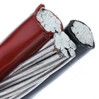 0.6/1kv icea 標準サービスドロップトリプレックスアルミ minex ケーブル 6awg ワイヤー abc ケーブル