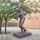 bronze foundry memorial sculpture metal craft bodybuilding Arnold statue
