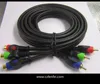 Beauty color red green blue two injections head plug 3 rca to 3 rca av cable for dvd manufacturers