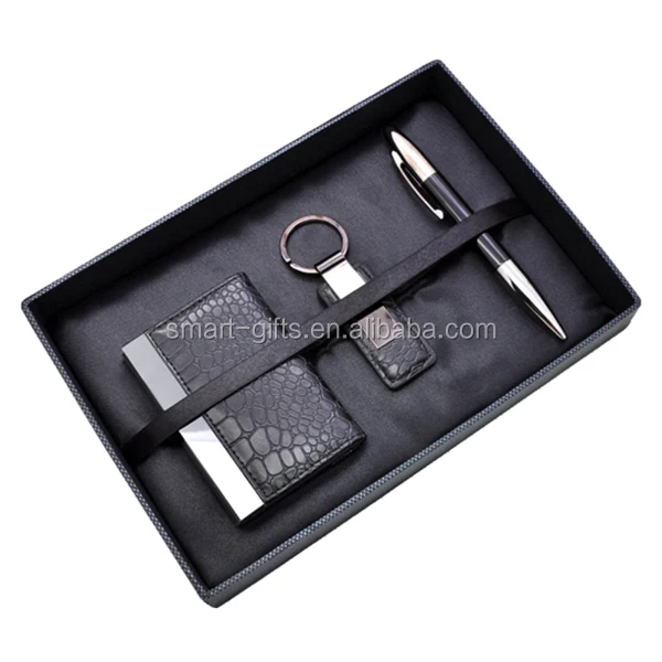 promotional business leather gift set for office