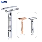 Professional Razor Factory German Close Shave Comb Metal Handle Safety Razors