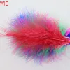 Dyed Color New Design Best Price Luohe High Quality Fan Purple White Turkey Feathers For Show