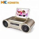 9 Inch With USB/SD/Game/AV/TV/DVD/Earphone Mini recorder and dvd karaoke player portable