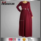 ladies 2016 Saudi maxi dress jalabiya maroon muslim women casual abaya