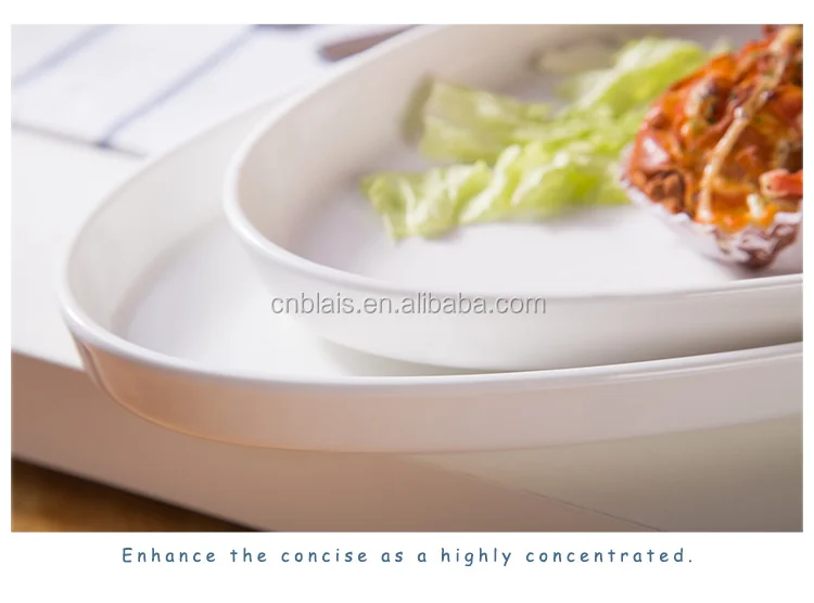 Vajilla De Melamina Juego De Platos Ovalados De Melamina 16