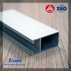 high quality and low price silver anodized aluminium extrusion profile