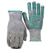 Level 5 Anti Cut Resistant Proof Gloves with Silicone Printing
