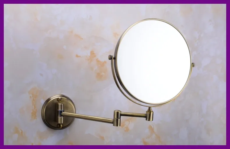 Professional led metal mirror bathroom led table mirror