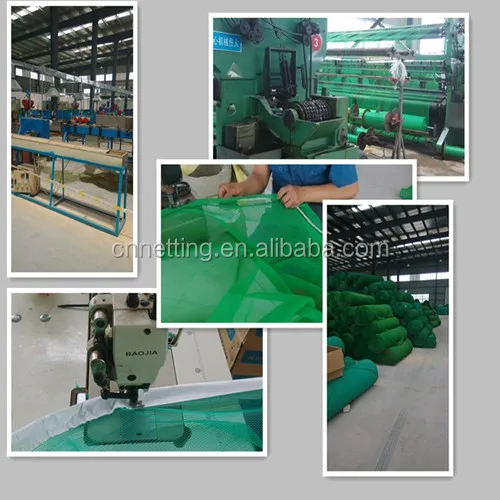 プラスチック編まれた緑色の抗鳥ネッティング仕入れ・メーカー・工場