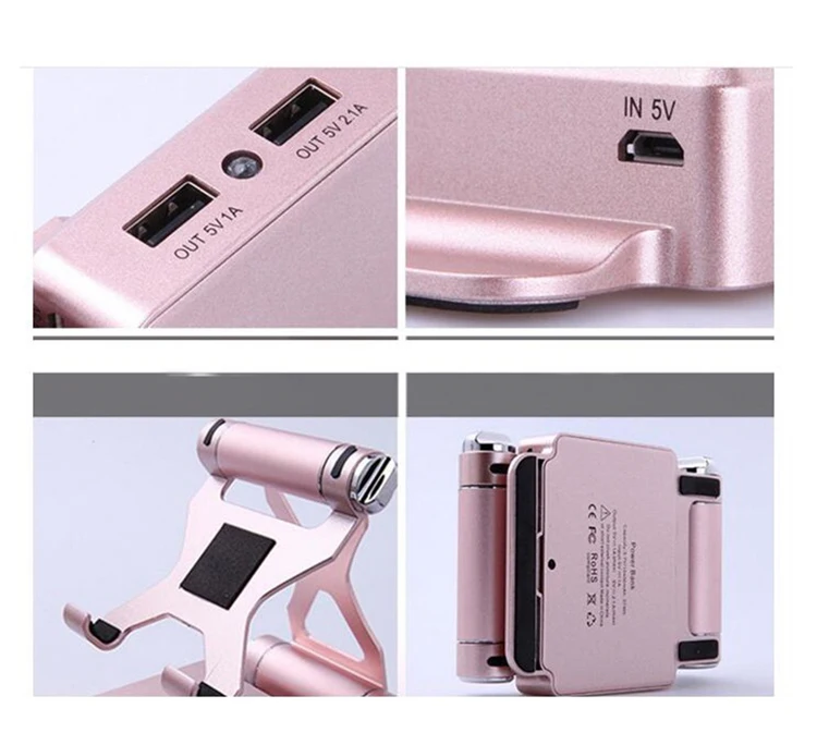 2018 New hot sell 5000 10000mah wholesale mini portable wireless mobile charger power bank with BT speaker and phone stand - ANKUX.COM
