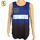 Design your own sublimated reversible basketball jersey