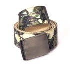 Custom durable mens canvas military belt