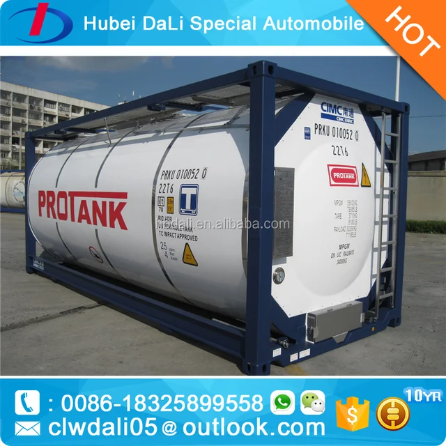 40ft 30ft 20ft lpg fuel oil used iso tank container for sale