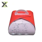 Luxury beautiful design cheap wholesale paper cake packaging handheld box