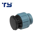 Pipe End Cap Fittings Cap Pipes And Pipe Fittings 20mm PP Plastic Pipe End Cap Connector Irrigation Fittings