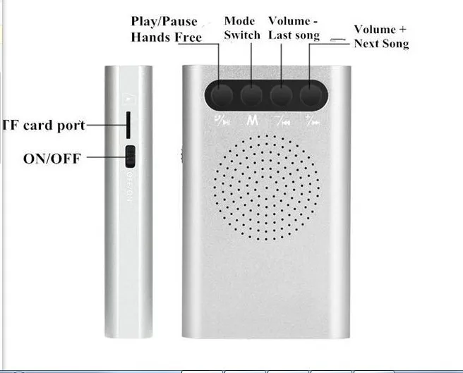 Portable fast charging charger power bank 2600mah wireless speaker for all phones - ANKUX.COM