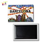 High Quality Wholesale 45 *105mm Custom Design Travel Souvenir World Andorra Fridge Magnet Magnetic Material