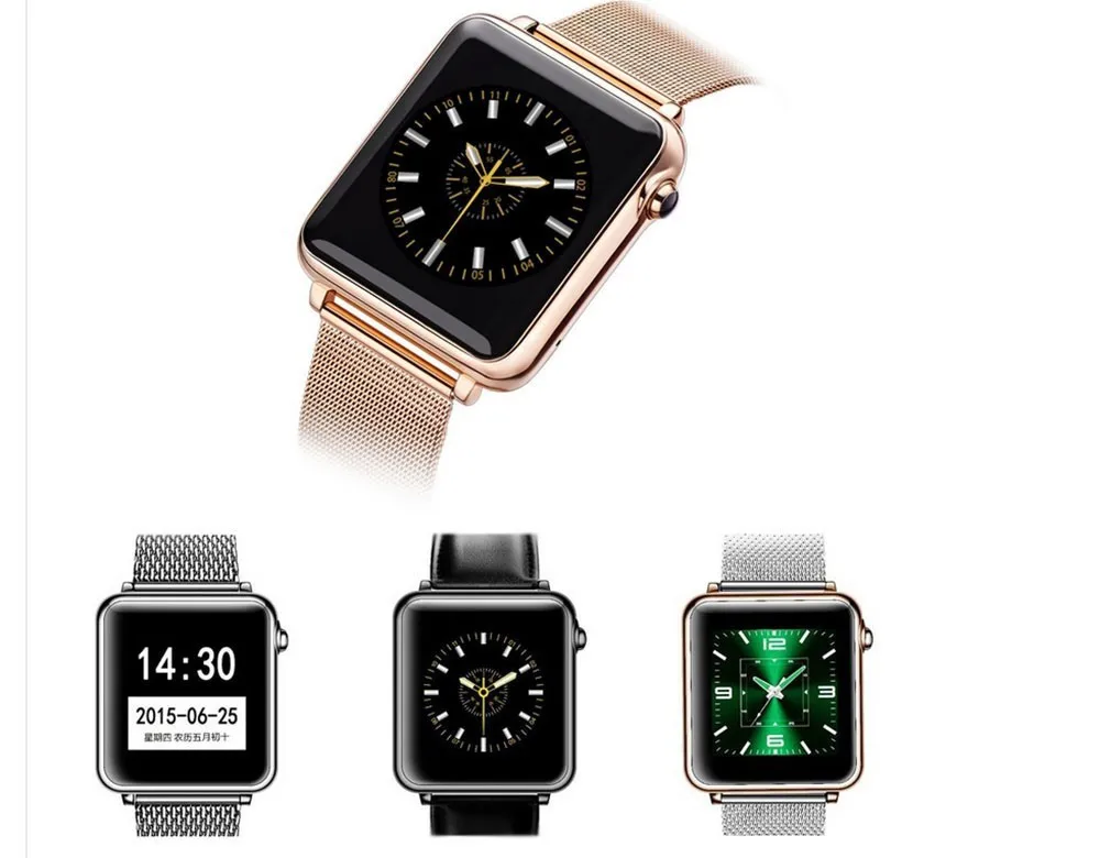 2016 Newest L1S Bluetooth Smart Watch Wristwatch For iOS&Android Phone With Pedometer Fitness Support SIM TF card Waterproof