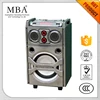 MBA portable pa system professional trolley active Dj speaker set