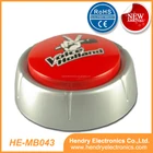 Round Shaped Dia89x40mm That Was Easy Button with Custom Printing