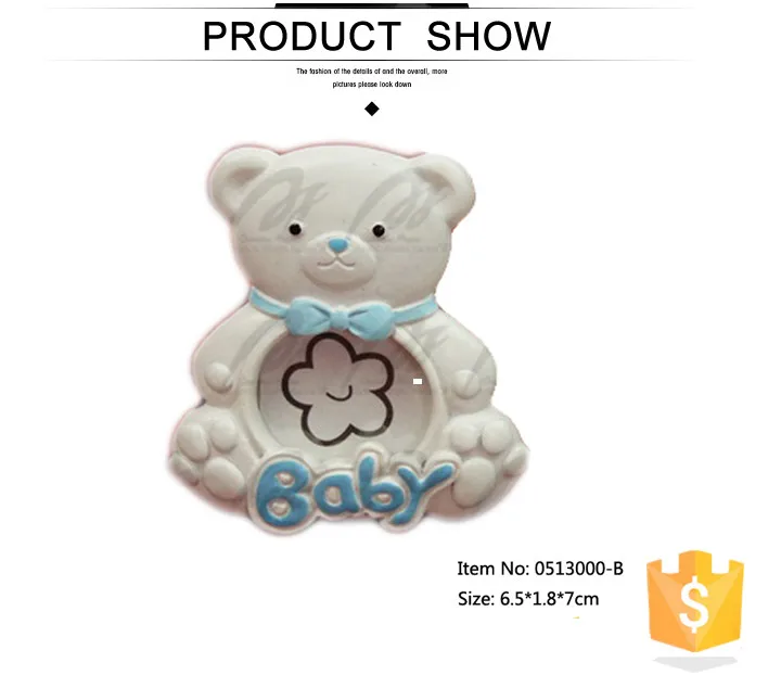 baby gift set resin frame gifts baby shower favors with bear