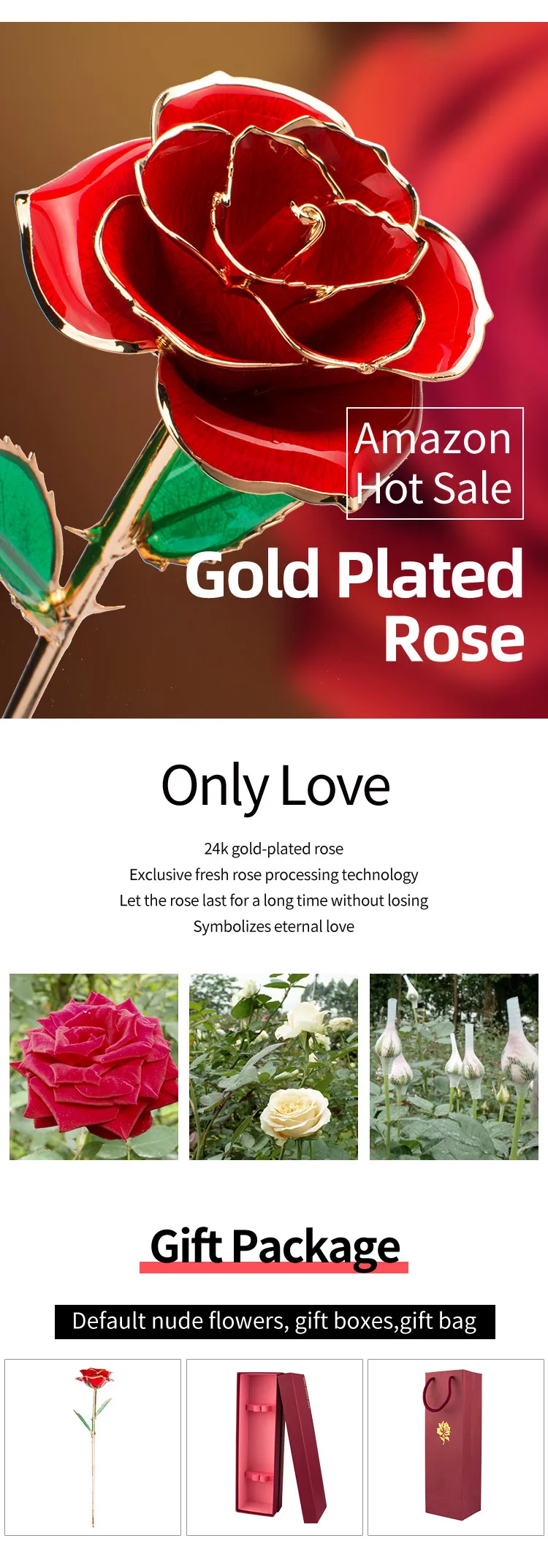 amazon hot sale wholesale resin jewelry real flowers gift hand