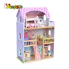 fashion boys and girls toy 3 layers big wooden dollhouse for toddlers W06A163B