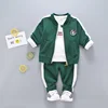YY10451B 2019 Wholesale baby boy boutique clothing wholesale children's 3 pcs sport clothes kids