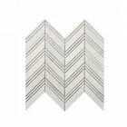 Floor marble Italian marble marble stone tile Carrara Chevron mosaic tile