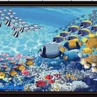 modern fish design picture oil painting wholesales diy painting by numbers